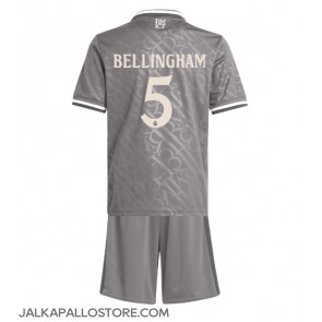 Real Madrid Jude Bellingham #5 Kolmaspaita Lapsille 2024-25 Lyhythihainen (+ shortsit)